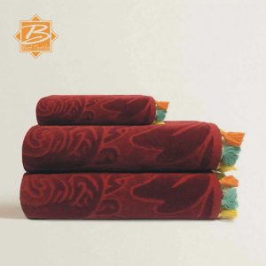 Jacquard Towel with Tassels