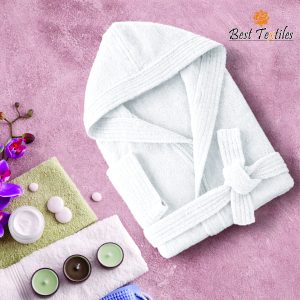 Terry Hooded Bathrobe